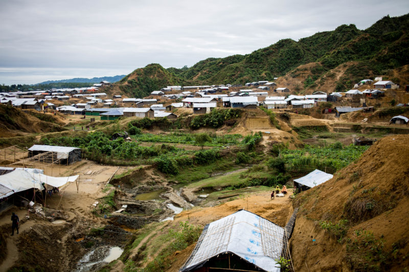 The Nayapara refugee camp in Bangladesh, where Yasmin has worked as a community health worker