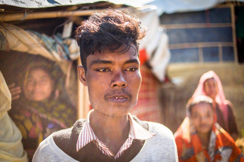 Kamal, a Bangladesh refugee, escaped death in Myanmar and was reunited with his family