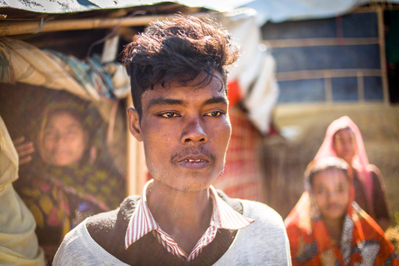 Kamal, a Bangladesh refugee, escaped death in Myanmar and was reunited with his family