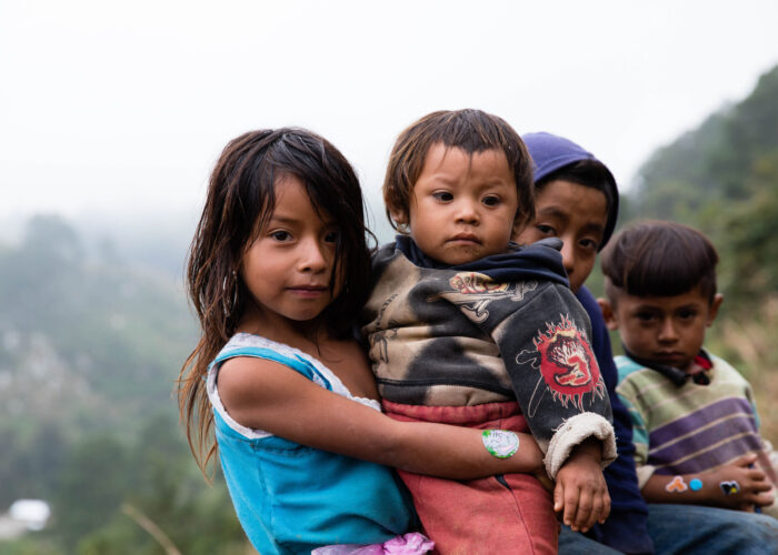 Children in San Antonio Beleju, Guatemala.