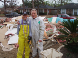 Katrina Medical Teams volunteers helping after the natural disaster hit, 2005