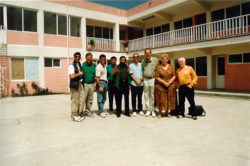 Ron Post and Medical Teams staff establishing a community center in Mexico City, 1986