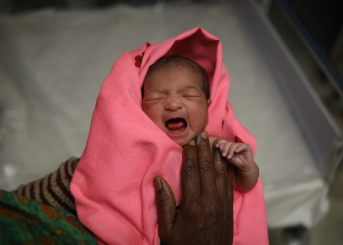 Khusida's baby born in Bangladesh