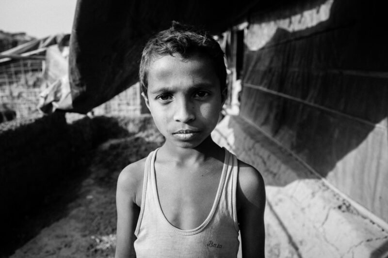 Harun, a Rohingya refugee living in Bangladesh