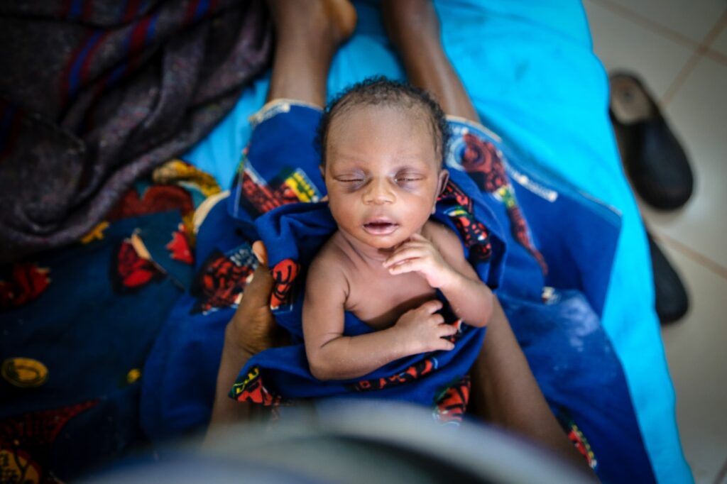 A newborn baby (photo by Helen Manson)