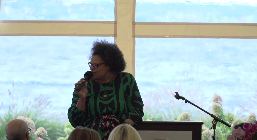 Nikki Lerner speaks to our Healthy Women Healthy World luncheon