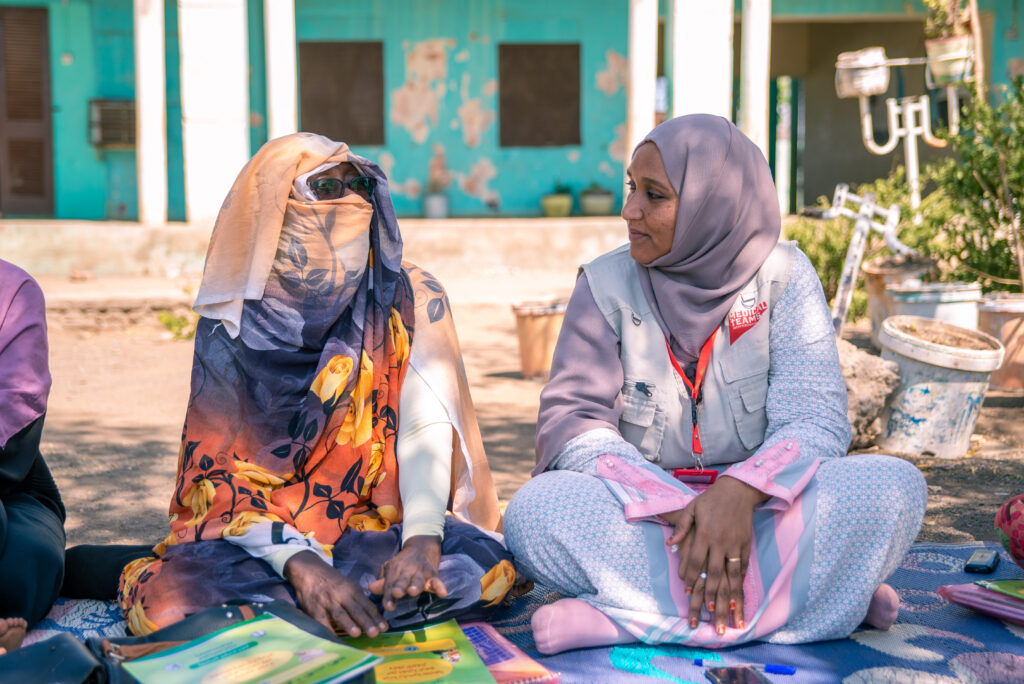 Salma helps women in Sudan