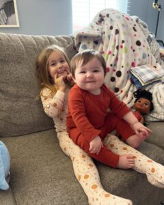 Portrait of Flora and Josie.