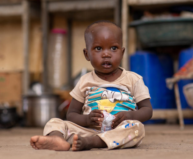 Ramadan sitting on the floor in Sudan