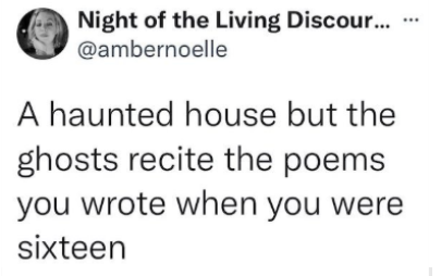 A haunted house but...