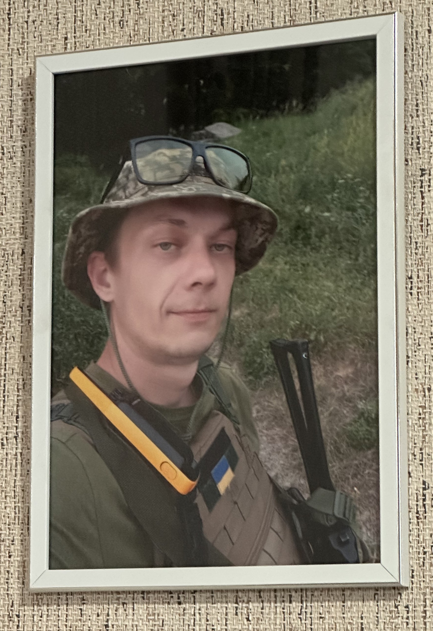 Oksana’s son, who was killed in the line of duty while serving with the Armed Forces of Ukraine. 