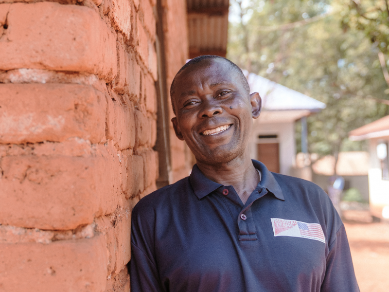 David, a father, leader, and refugee serving his community