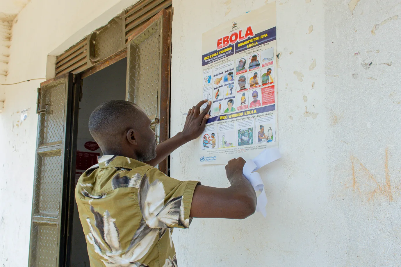 Ebola prevention materials, Uganda, 2026